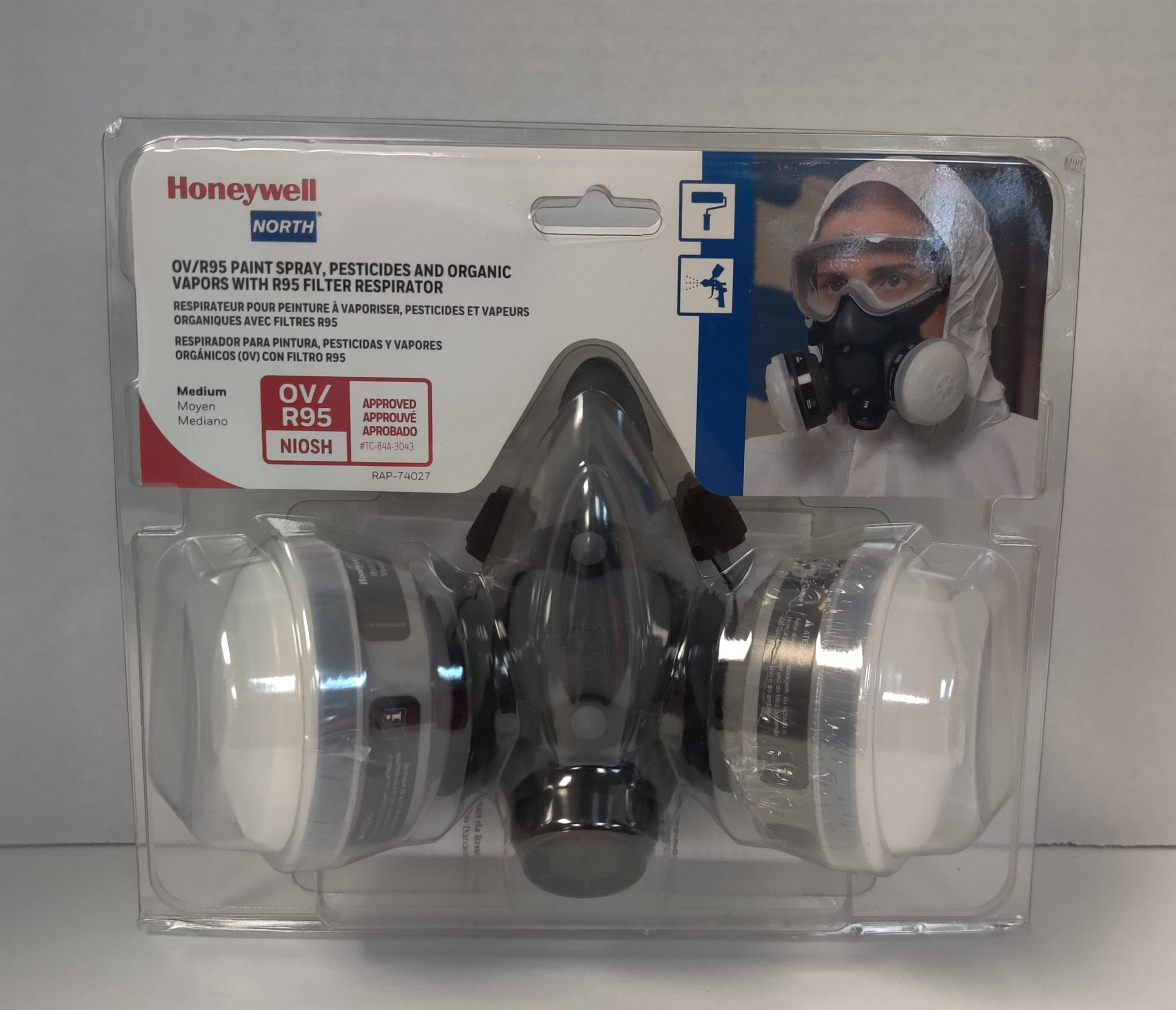 Honeywell OV/R95 Paint Spray, Pesticides and Organic Vapors with R95